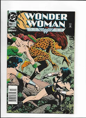 Buy Wonder Woman 95 Newsstand NM Bolland Cover Cheetah DC Comics Free Shipping! • 66.97£