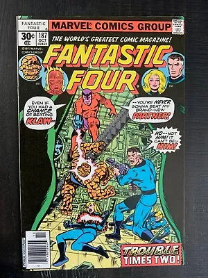 Buy Fantastic Four #187 VF Bronze Age Comic Featuring Klaw! • 3.95£