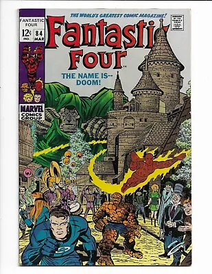 Buy Fantastic Four 84 - F+ 6.5 - Doctor Doom - Crystal - Thing - Human Torch (1969) • 53.61£