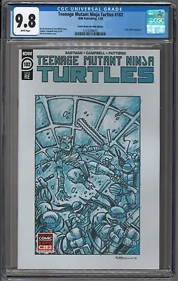 Buy Teenage Mutant Ninja Turtles #102 CB4K VARIANT TMNT 2020 CGC 9.8 ONLY 75 SOLD    • 395.14£