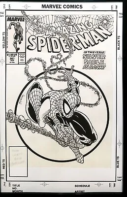 Buy Amazing Spider-Man #301 By Todd McFarlane 11x17 FRAMED Original Art Print Comic • 47.92£
