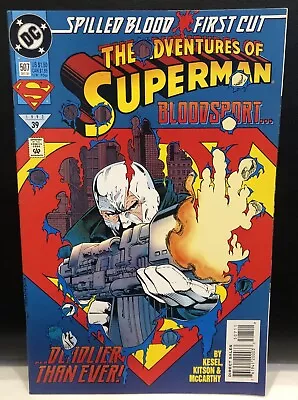 Buy ADVENTURES OF SUPERMAN #507 Comic , Dc Comics Bloodsport • 1.73£