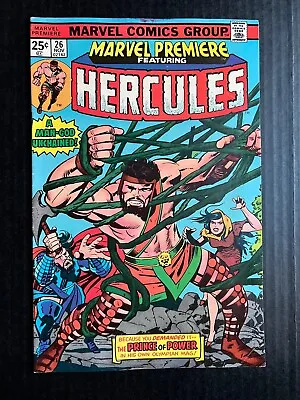 Buy MARVEL PREMIERE #26 November 1975 Hercules First  Solo Story • 16.04£