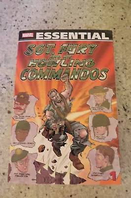 Buy Essential Sgt. Fury And His His Howling Commandos Tpb 1 Marvel Very Rare Oop • 35.97£