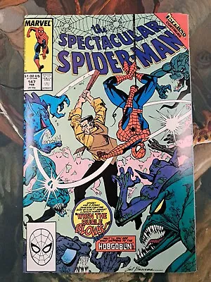 Buy Spectacular Spider-man #147 - 1st Brief App Of New Hobgoblin - 1989 • 15.81£