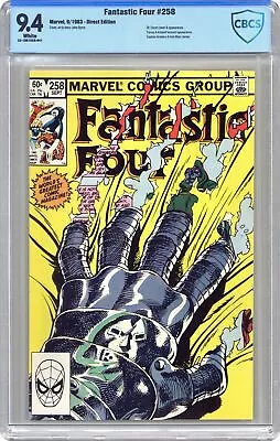 Buy Fantastic Four #258 CBCS 9.4 1983 22-1B615CA-041 • 37.14£