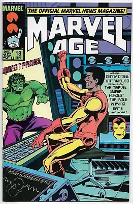 Buy Marvel Age #18 Marvel Comics Shooter Saffel Sodaro FN/VFN 1984 • 5.50£