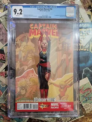 Buy Captain Marvel #14 CGC 9.2 1st Kamala Khan • 81.92£