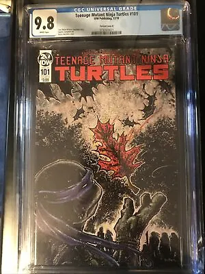 Buy Teenage Mutant Ninja Turtles #101 CGC 9.8 IDW Cover B Several 1st Appearances!! • 78.83£