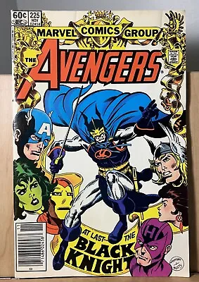 Buy The Avengers #225 (1982) At Last The Black Knight, Marvel Comics Group • 3.95£