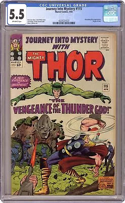 Buy Thor Journey Into Mystery #115 CGC 5.5 1965 4224221023 • 83.95£