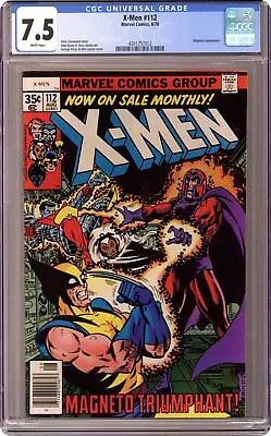 Buy Uncanny X-Men #112 CGC 7.5 1978 4201757012 • 91.94£