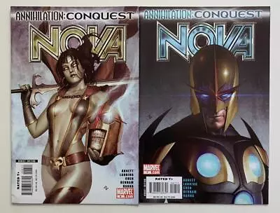 Buy Nova #6 & #7 Annihilation Conquest (Marvel 2007) FN+ Condition • 9.71£