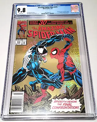 Buy Amazing Spider-Man #375 Newsstand Variant CGC 9.8 NM/MT Marvel 1993 • 197.44£