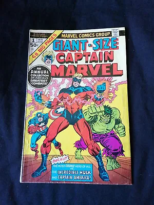 Buy Giant Size Captain Marvel #1 - Marvel Comics - December 1975 - 1st Print • 13.95£