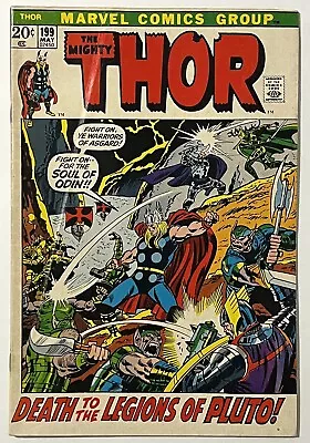 Buy Thor #199 - Marvel Comics 1972 - 1st Appearance Of Ego Prime - VG- • 5.56£