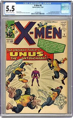 Buy Uncanny X-Men #8 CGC 5.5 1964 4079485005 • 405.12£