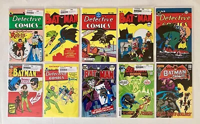 Buy Batman Facsimile Lot Detective Comics 27, 38, 58, 140 Batman 1, 5, 181, 232, 251 • 63.34£