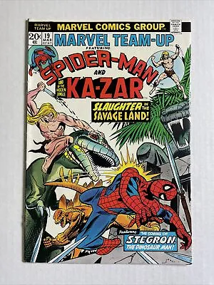 Buy Marvel Team Up 19 F/VF 1974 Comic Spider-Man Ka-zar • 23.65£