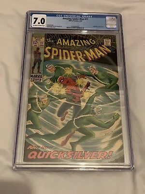 Buy Amazing Spider-Man #71 (1968) CGC 7.0 Quicksilver Appearance • 99£