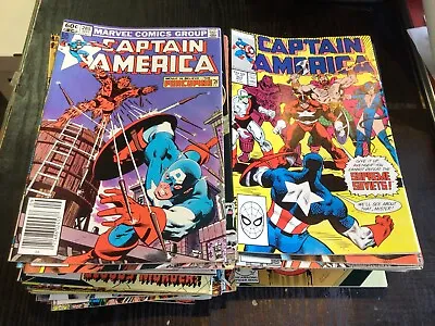 Buy 124 Comic Lot Captain America #285-401 + Annuals 6-12 Marvel 1983-92 Full Run Hg • 279.82£