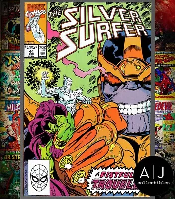 Buy Silver Surfer #44 Direct Market Edition NM 9.4 1990 Marvel • 44.69£