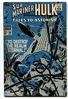 Buy TALES TO ASTONISH #98--comic Book--SUB-MARINER/HULK--MARVEL --VG • 17.69£