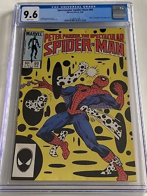 Buy Spectacular Spider-Man 99 CGC 9.6 1st Spot Cover White Pages • 126.50£