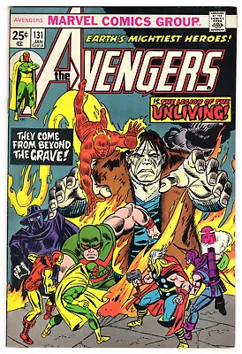 Buy Avengers #131 Very Fine-Near Mint 9.0 Kang Frankenstein Wonder Man Human Torch • 23.70£