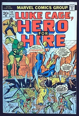 Buy LUKE CAGE, HERO FOR HIRE (1972) #12 *First Chemistro* - Back Issue • 14.99£