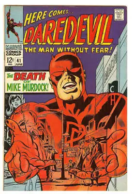 Buy Daredevil #41 5.0 // Death Of Mike Murdock Marvel Comics 1968 • 30.87£