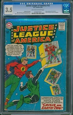 Buy Justice League Of America #22 1963 CGC 3.5 OW-W Pages! • 35.63£