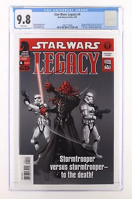 Buy Star Wars: Legacy #4 - Dark Horse 2006 CGC 9.8 1st Appearance Of Anson Trask, Sg • 54.55£