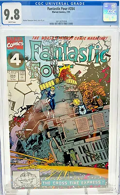 Buy Fantastic Four #354 Cgc 9.8 1991  (time Variance Authority+ Loki) • 140.55£