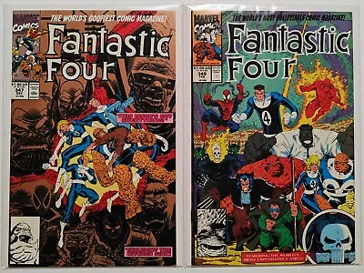 Buy NEW Fantastic 4 Four #347, 349 SPIDER-MAN HULK WOLVERINE GHOST RIDER 1991 VF/NM • 7.19£