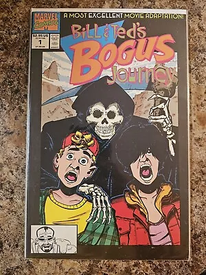 Buy Bill & Ted's Bogus Journey #1 (1991) Marvel Comic Book Movie Adaptation VF • 7.19£