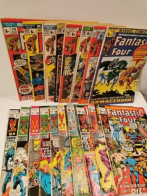 Buy X18 Fantastic Four Volume 1 Run/Joblot #104-#111 #114-#121 #123 #128 Marvel  • 197£