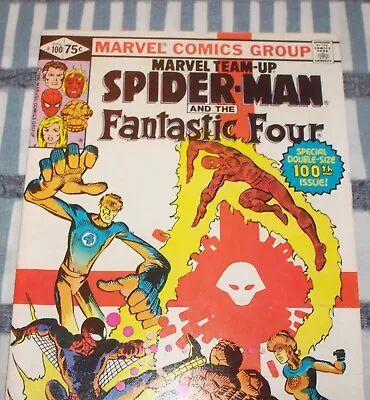 Buy Marvel Team-Up #100 Spider-Man Fantastic Four From Dec. 1980 In Fine+ (6.5) Con. • 12.64£