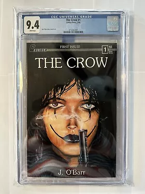 Buy THE CROW #1 CGC 9.4 White Pages (1989) First Print & Full App James O’Barr • 1,198£