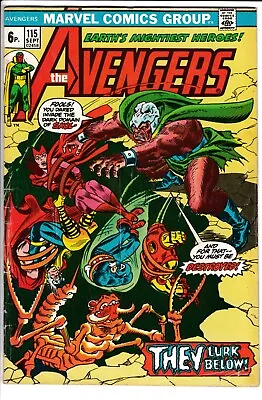 Buy AVENGERS #115, PENCE ISSUE, Marvel Comics (1973) • 7.95£