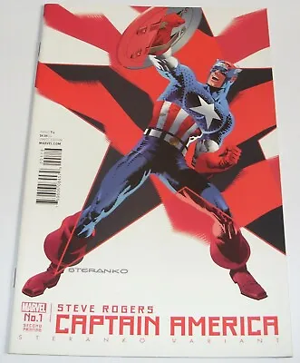 Buy Captain America Steve: Rogers No 1 LTD Steranko Variant Cover Marvel Comic 2016 • 3.99£