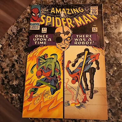 Buy Amazing Spider-Man 37 OW/Cream Pages Nice Book • 59.96£