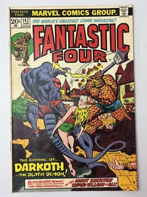 Buy Fantastic Four #142 (1973) 1st App. Darkoth The Demon In 5.5 Fine- • 9.60£