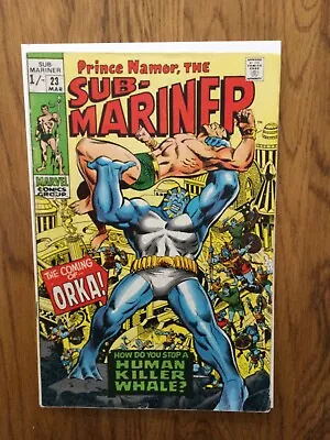 Buy Sub-Mariner 23 (1970) Key Issue, 1st Appearance Of Orca • 25£