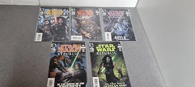 Buy Star Wars Republic Comic Bundle - Dark Horse Comics - Issues 69,70,72,73 And 77 • 10£