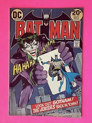Buy DC Comics - BATMAN - Classic NEAL ADAMS JOKER Cover- No. 251 - 1973 • 396.92£