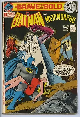 Buy BRAVE AND THE BOLD #101 - Batman/Metamorpho - Viking Prince By Kubert - 52 Pages • 3.95£