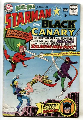 Buy BRAVE & BOLD #62 --STARMAN --BLACK CANARY-- WILDCAT--1965 --comic Book • 32.95£