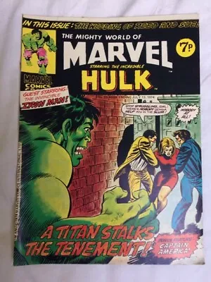 Buy Mighty World Of MARVEL - INCREDIBLE HULK - No 93 - Date 13/07/1974 - Free Post • 3.50£