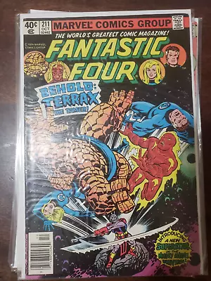 Buy Fantastic Four #211 (1979) - 1st Terrax - High/Average Grade • 16£